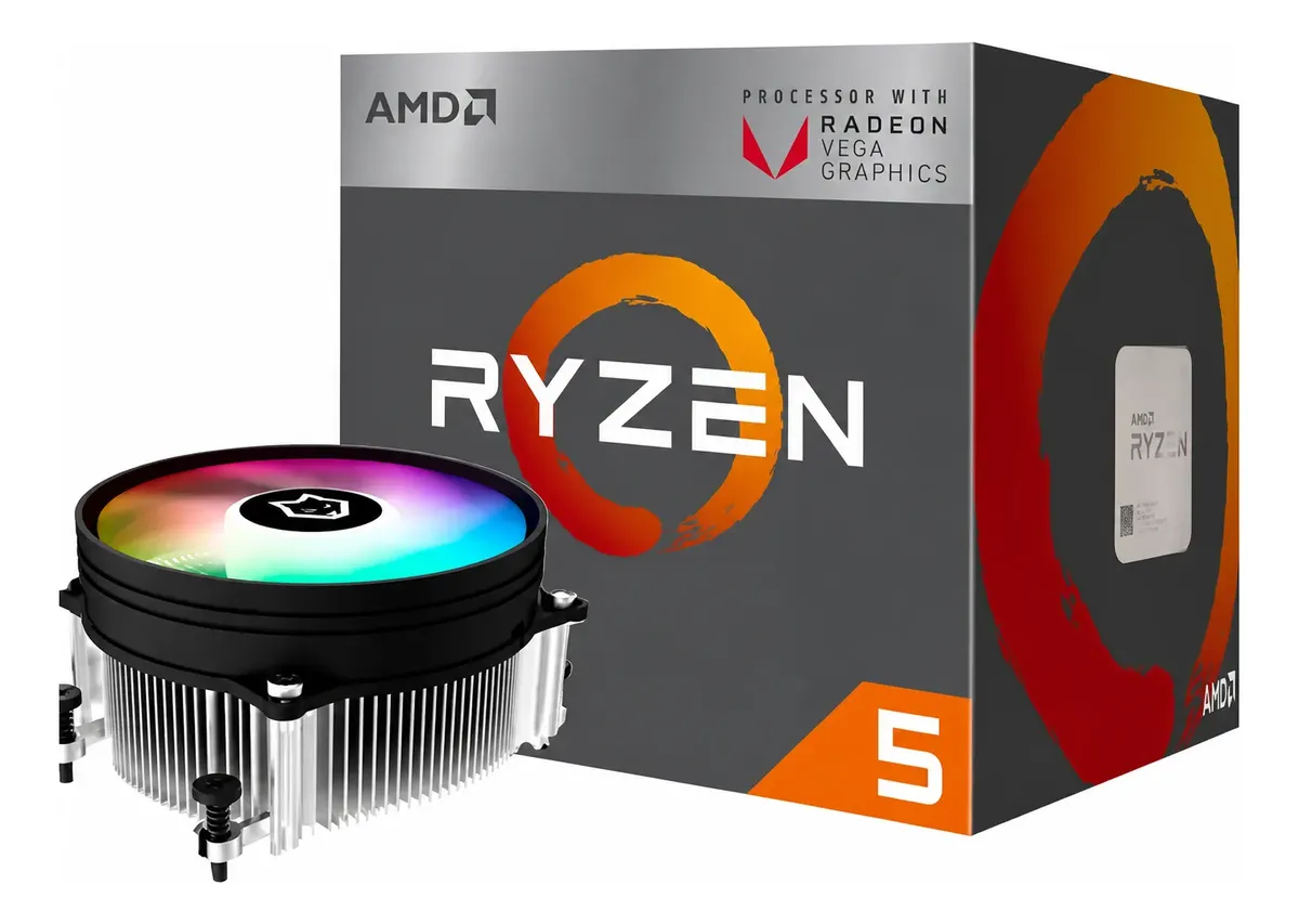 Processador Amd Ryzen 5 2400g Am4 + Cooler