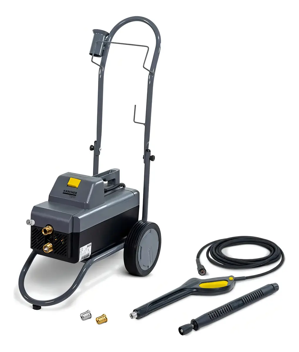 Lavadora de alta pressão Kärcher Uso Intensivo HD 585 Prof S cinza e preta de 1.5kW com 107.282bar de pressão máxima - 60Hz