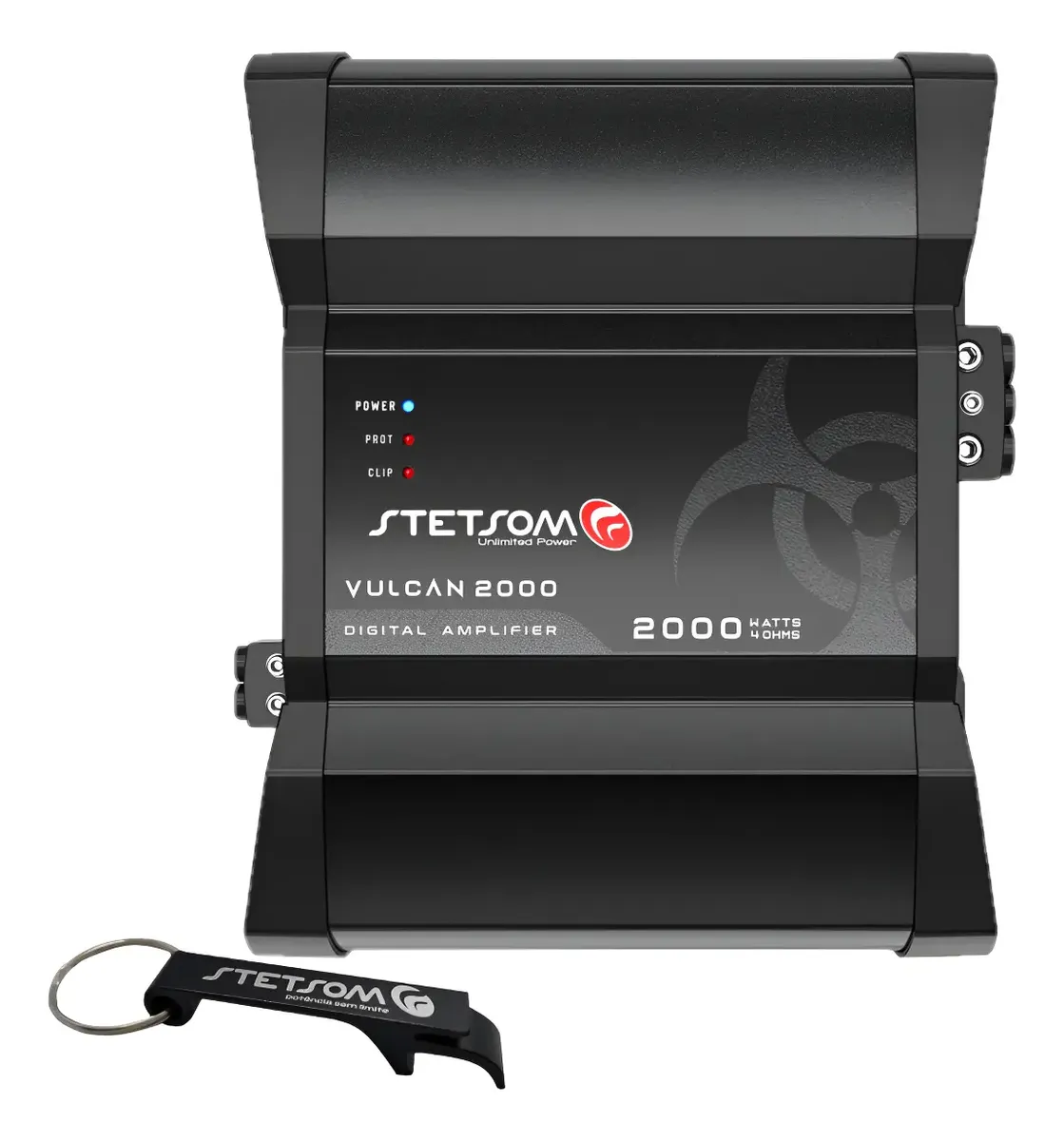 Modulo Amplificador Stetsom Vulcan 2000rms 4 Ohms 1 Canal Preto