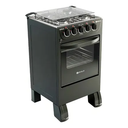 Fogão 4 Bocas New Sirius Plus Braslar Cor Preto