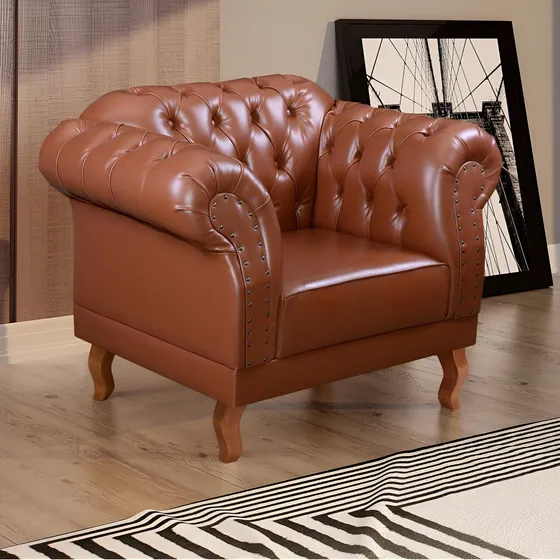 Poltrona Chesterfield Clássica Duque