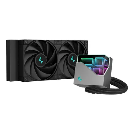 Cooler Líquido Aio Para Computador Deepcool R-lt520-bkamnf-g-1
