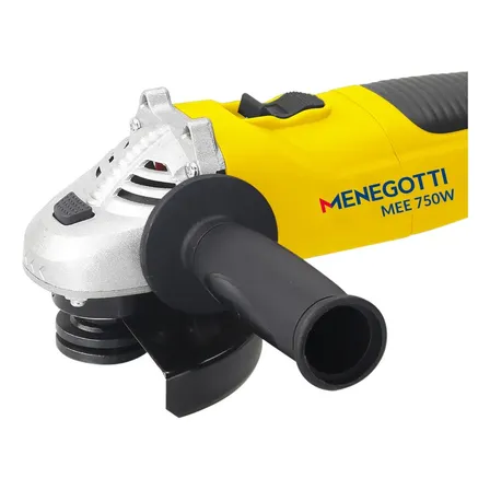 Esmerilhadeira Angular 4.1/2 750w 11.000 Rpm Mee Menegotti Cor Amarelo Frequência 60hz 220v