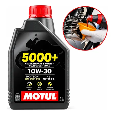 Óleo Moto 10w-30 Motul 5000+ Semissintético