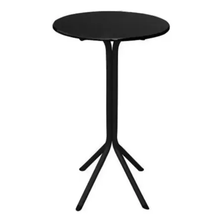 Mesa Moveraço bistrô alta em aço e mdf