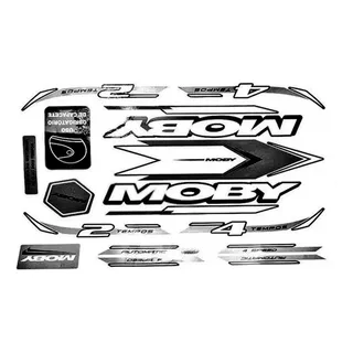 Adesivo Mobilete Moby 2 E 4 Tempos Para Bikelete