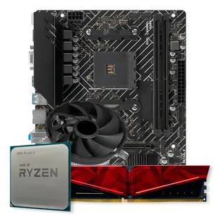 Kit Upgrade Gamer Amd Ryzen 5 + Placa Mãe + 8gb Ddr4