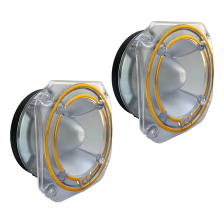 Kit 2 Tweeter Zetta Audio Z1 Stz-180 8ohms Acrílico Cor Acrilico Dourado