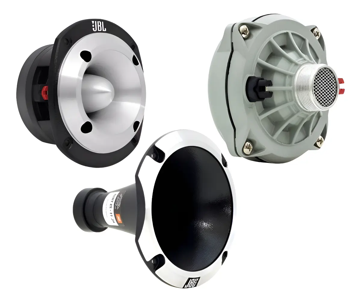Kit Driver Jbl D250x + Corneta Jbl Hl11-25 + Tweeter St400 Prateado