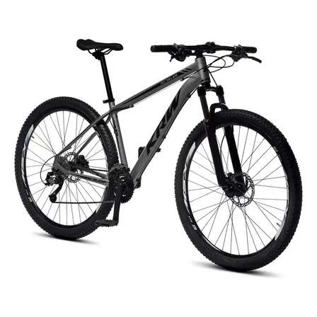 Bicicleta Aro 29 Krw Alumínio 24 Vel Freio A Disco X42 Cor: Grafite/preto Fosco Tamanho Do Quadro: 21 Xl