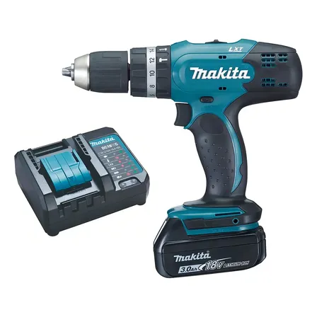 Parafusadeira Furadeira Impacto À Bateria Dhp453 Makita Cor Azul-turquesa 127/220v