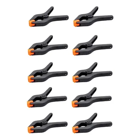 Kit 10 Grampos Multiuso 3 Pol. 75mm Marceneiro Reforçado