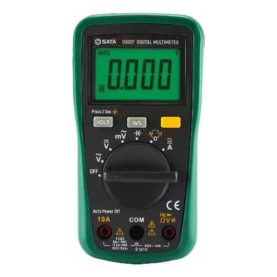 Multimetro Digital Com Medição De Frequência St03007 Sata