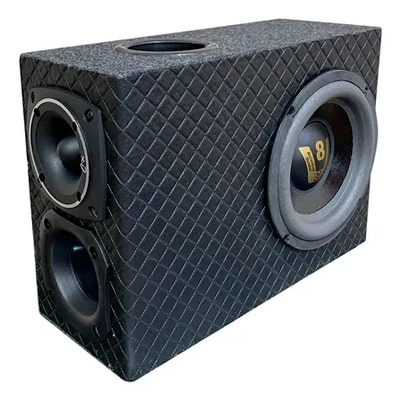 Caixa Slim 8 Polegadas Oestesom Subwoofer Driver Tweeter