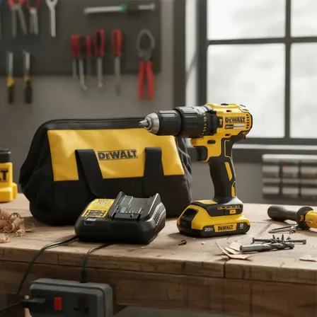 Parafusadeira e Furadeira de Impacto 13mm DEWALT DCD7781 Bateria Carregador e Bolsa para Ferramenta