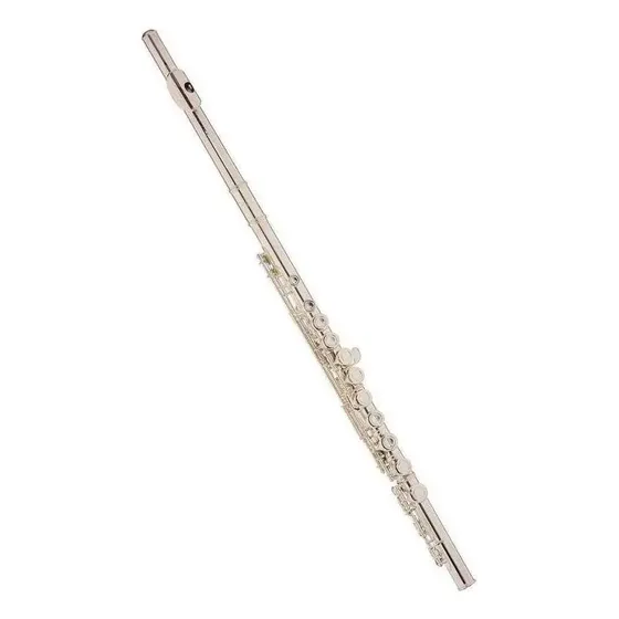 Flauta Transversal Eagle prata Fl03s C/ Estojo Luxo