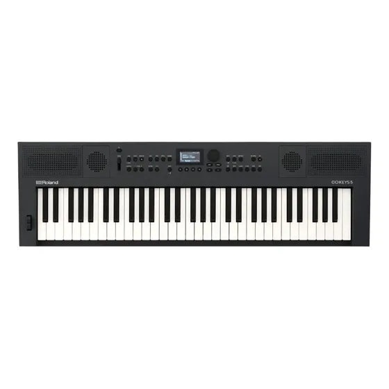 Roland Go:keys 5 Gt Teclado Sintetizador 61 Teclas Sensíveis Cor Grafite