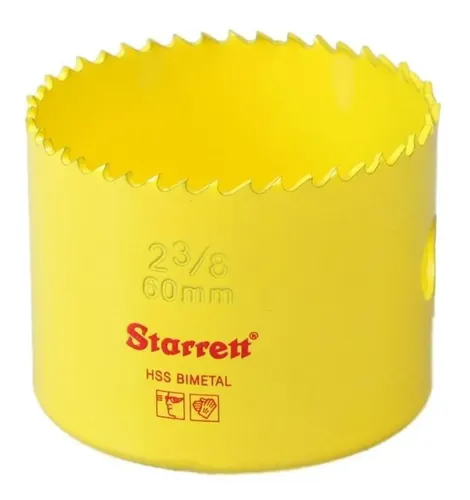 Serra Copo Bimetal Starrett De 60 Mm (2.3/8'') - Fch0238-g