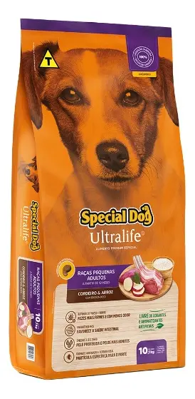 Ração Special Dog Ultralife Raça Peq. Adulto Cordeiro 10,1kg