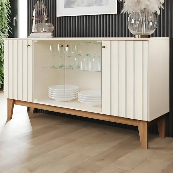 Buffet Tifany 4 Portas Espresso Móveis Off Jc
