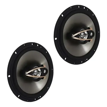 Alto Falante 6 Polegadas Hurricane Qr6 Platino 160w Rms Cor Grafite E Preto