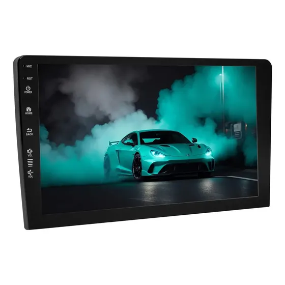 Central Multimídia Adak 9" Android 64GB GPS Bluetooth QLED Preto