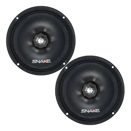 Par Alto Falante Snake Esv220 220w Rms 4 Ohms Cor Branco