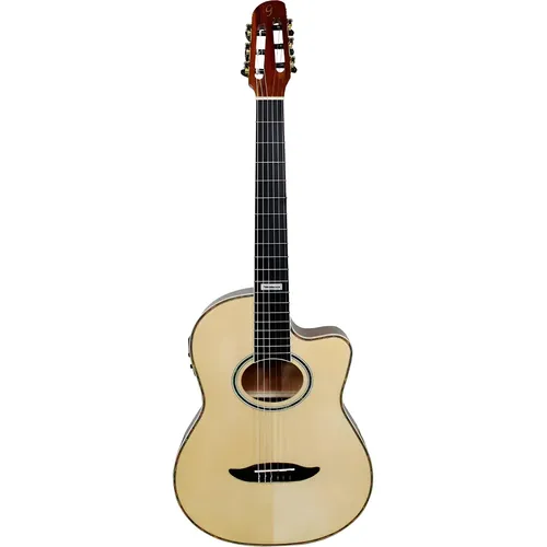 Violão Giannini Eletroacústico Nylon GNF-3 CEQ NG Natural Glossy