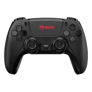 Controle Gamer Marvo Gt-90 Preto Bluetooth Para Ps4 E Pc Preto