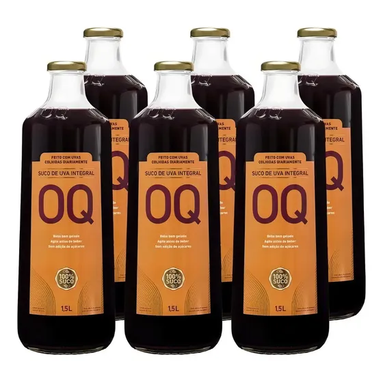 Suco De Uva Integral Oq 1,5l Caixa C/6 Un