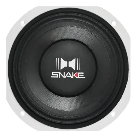 Alto Falante Woofer Snake Esx608 8 Pol 300w Rms Medio Grave Branco