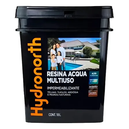 Resina Impermeabilizante Hydronorth 18L Telha Cerâmica Antifúngica