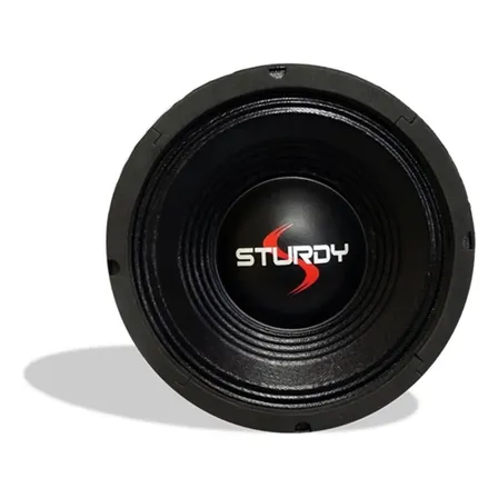 Alto Falante Woofer 8 Polegadas Sturdy 100 Watts Rms 8 Ohms Cor Preto