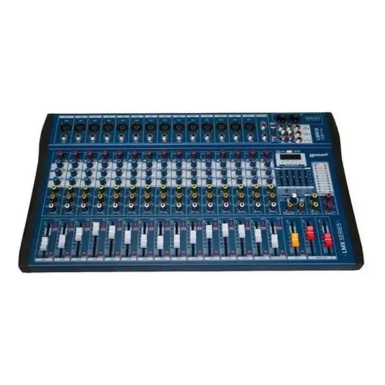 Mesa de Som Analógica 16 Canais Bluetooth Lexsen LMX16 USB