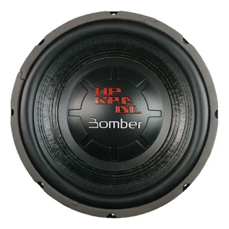 Subwoofer 10 Pol Upgrade Bomber 350w 4 Ohms Bobina Simples Cor Preto