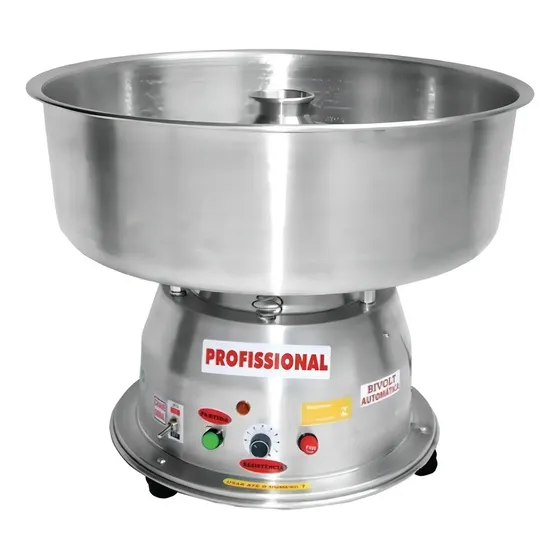 Máquina de Algodão Doce Ademaq Clean Profissional Bivolt Alumínio
