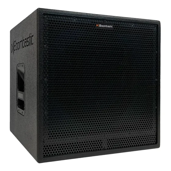 Caixa De Grave Gabinete Profissional Vazia Sw 15 Boombastic P/ Altofalante De 15 Preto