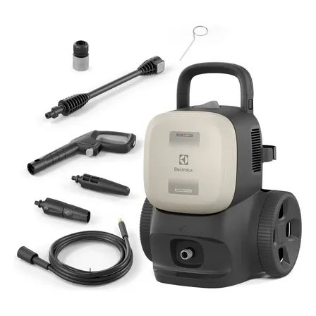 Lavadora de Alta Pressão Lava Jato UWS2250 Lava Car Electrolux 2250PSI com 1800W Potencia UltraWash com Dispenser Detergente Integrado Alça Retrátil Cabo Elétrico 5 metros