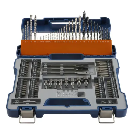Jogo De Brocas E Bits Para Multiconstrução 119 Peças Dexter