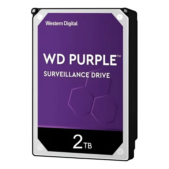 Hd 2 Tera Sata Para Cftv Purple Western Digital Intelbras