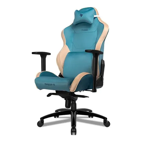 Cadeira Gamer Pichau Omega S, Azul E Creme, Pch-omgs-bwt