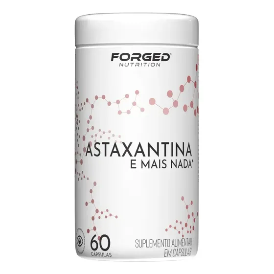 Astaxantina 6mg Alta Concentração 60 Vcaps Forged Nutrition Sabor Sem Sabor