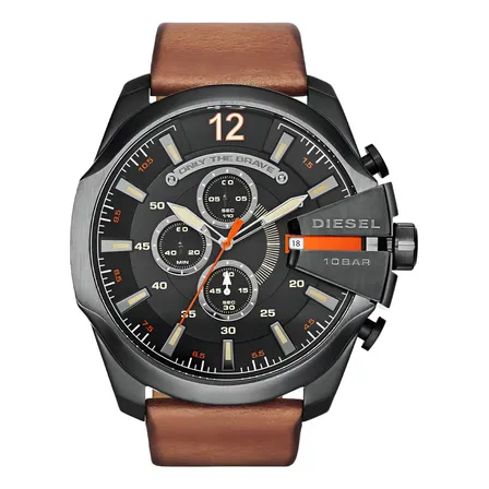 Relógio Diesel Masculino Dz4343b1 P2mx Marrom Preto