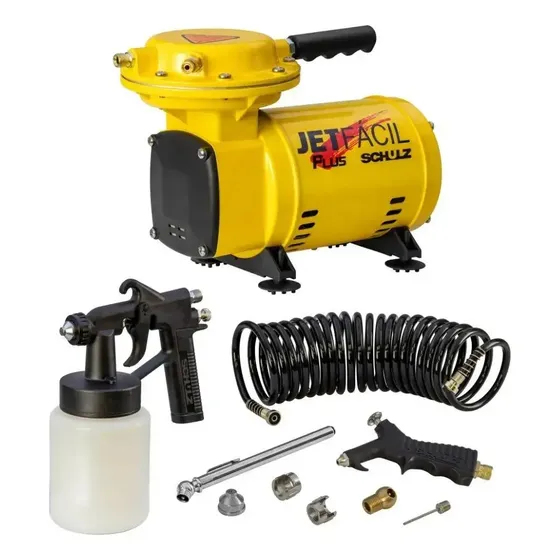 Motocompressor de Ar Portatil Jet Facil Plus Schulz 2,8 bar
