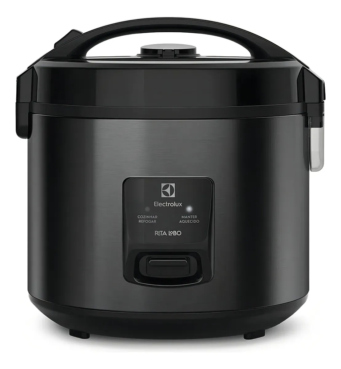 Panela de Arroz Elétrica por Rita Lobo 3,5L Preta Efficient Visor Glass (ERC30) Electrolux