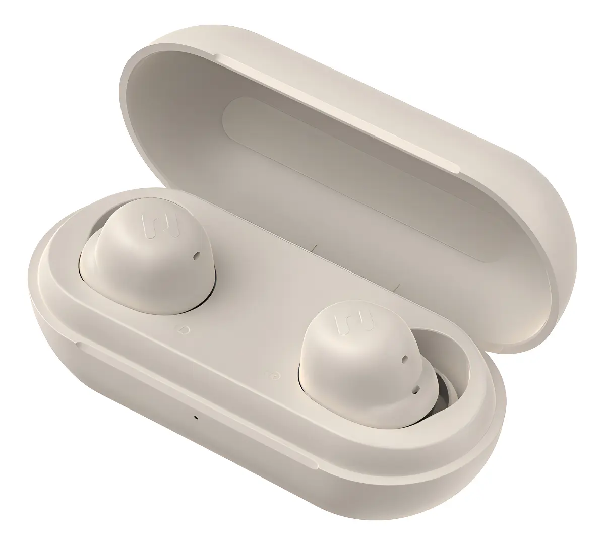 Fone de Ouvido Havit TW969 Lite TWS, Bluetooth 5.4, Modo Gamer de Baixa Latência 60ms, Microfone ENC, Autonomia total de até 33h, 7h por carga, Driver de 8mm, In Ear, Cor Bege