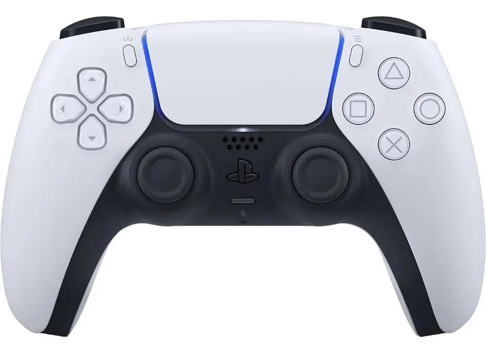 Controle Sony DualSense Branco PS5 com Sensor de Movimento e Touchpad