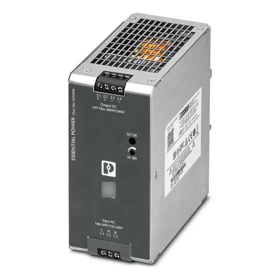 Fonte Chaveada 24V 10A 240W Phoenix Contact PS-EE-2G/1AC/24DC para Indústria