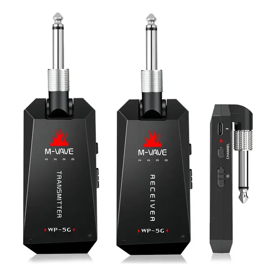 Transmissor E Receptor Sem Fio 5.8g Wp-5g Guitarra Violão