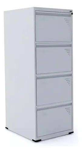 Arquivo De Aço 4 Gavetas Pandin Slm - Cinza